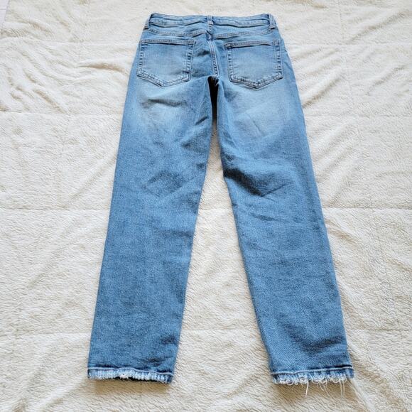 Wild Fable High Rise Distressed Mom Jeans - Picture 3 of 5